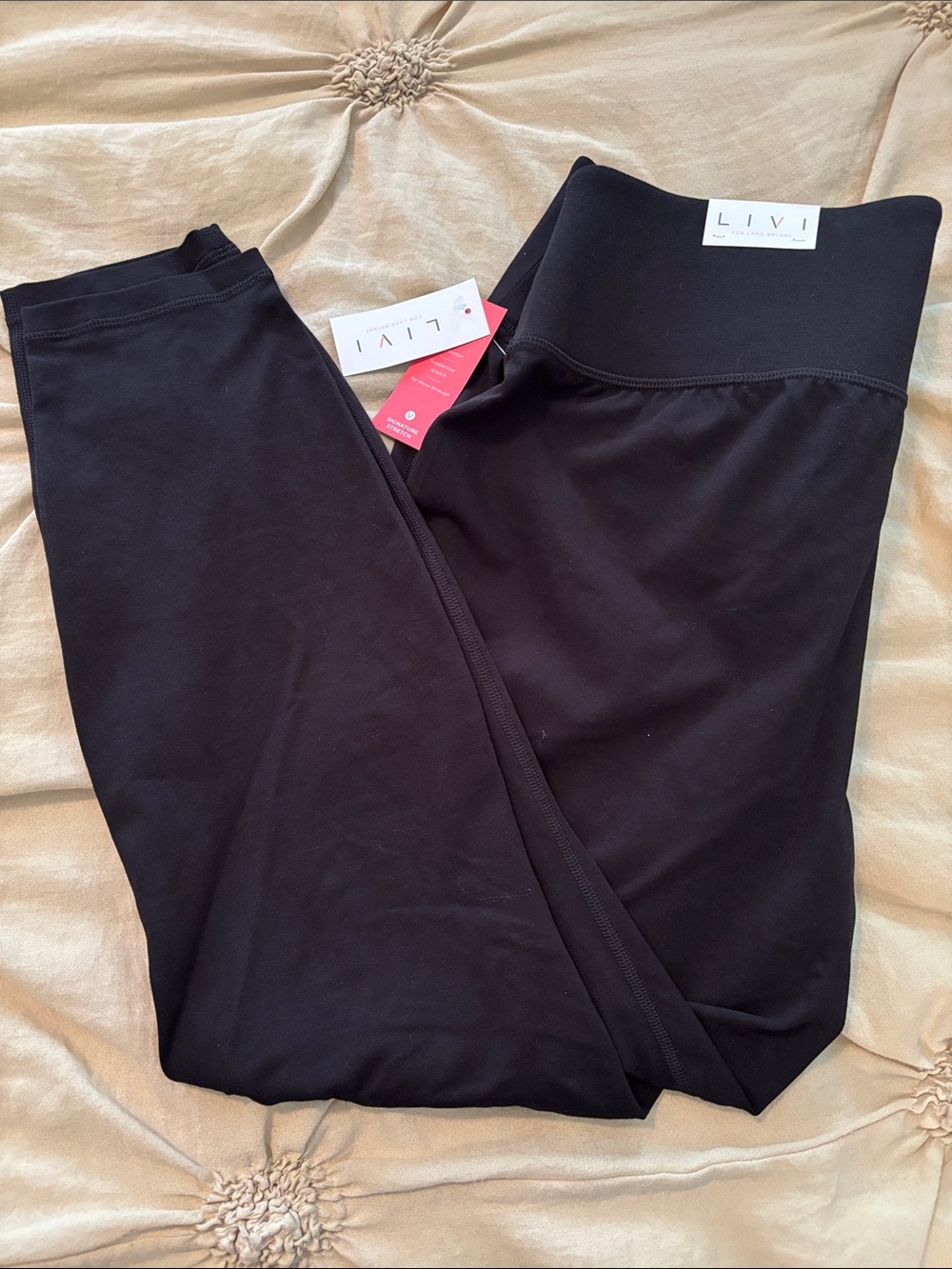 Livi Active Black High-Waist Leggings